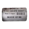 Peugeot 407  04-10   motorić brisača prednji lijevi   3397020875  9661812180  0390241968  1137328305