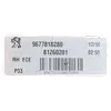 Peugeot 308 T9 13-17 lampa zadnja desna unutarnja  9677818280