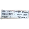 Peugeot 208 P21E  1.5 HDI  19-      turbina   9835855380  8536032  GTD1244VZ
