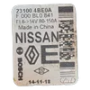 Nissan X-Trail  1.6 DCI  13-22   alternator    231004BE0A   F000BL0841