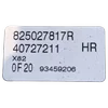 Renault  Trafic III  14-   brava vrata desna klizna   6-pinova    825027817R