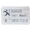 Peugeot 2008 P24   19-    podizač stakla zadnji lijevi    9830003080