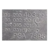Peugeot 607 2.2 HDI  99-10  kućište filtera zraka    9629040380  98032100G  9636500180  98031120D