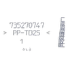 Fiat Doblo   00-10    pretinac rukavica  735270747