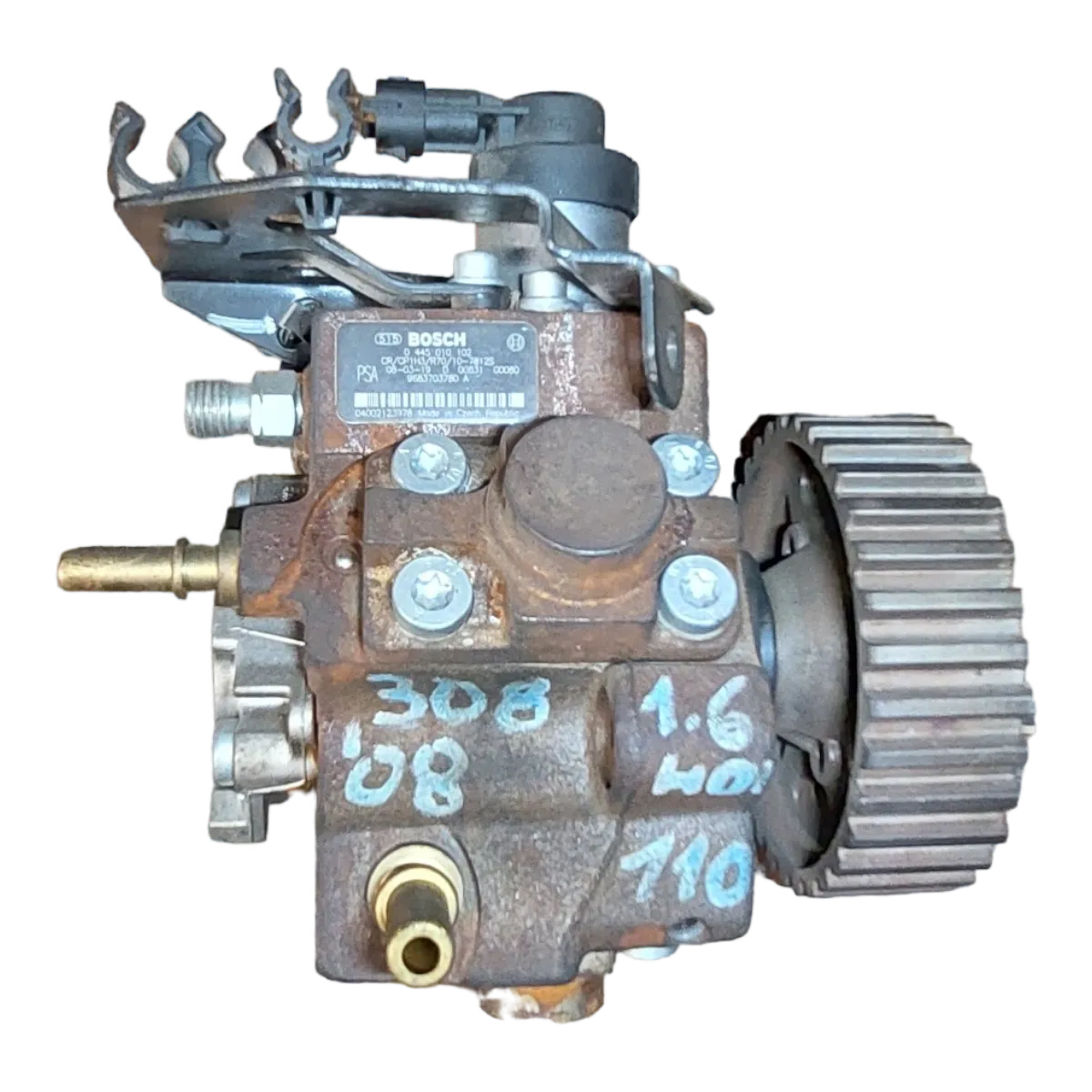 Peugeot 308 1.6 HDI  07-13   visokotlačna pumpa  goriva  0445010102    9683703780