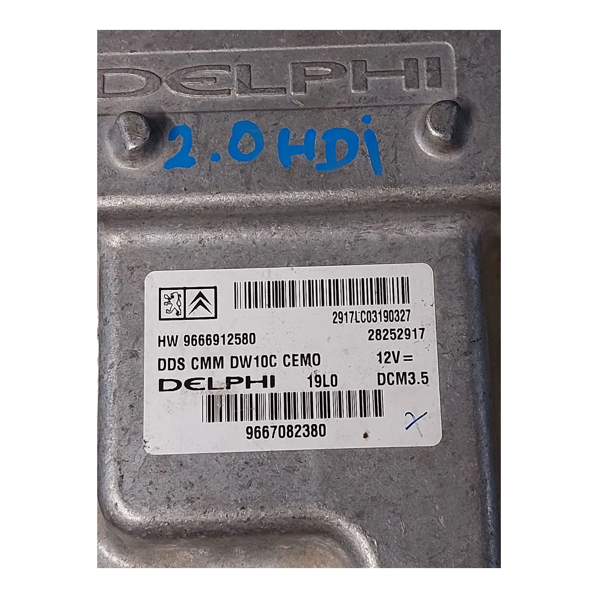 Peugeot RCZ   2.0 HDI  09-15  računalo-centrala motora   9666912580  9667082380