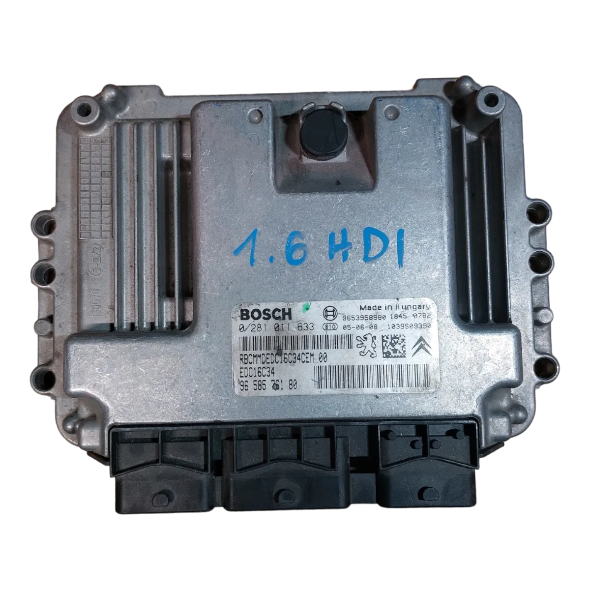 Peugeot 407 1.6 HDI 06-10 računalo-centrala motora  0281011633  9658576180  9653958980