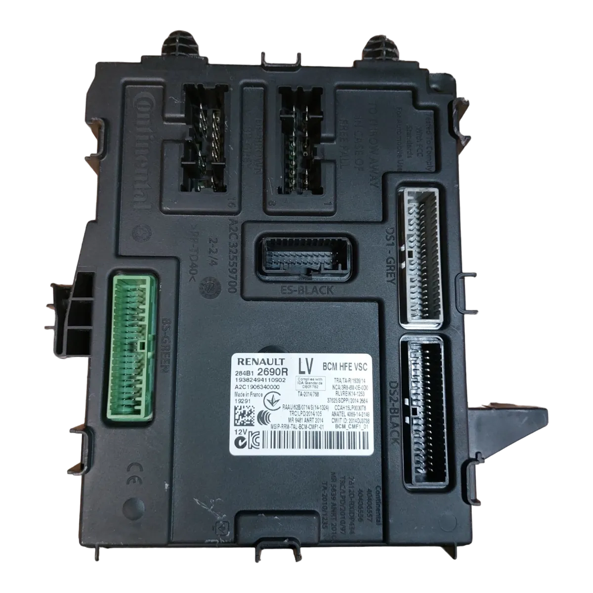 Renault Kadjar 1.5 DC  15-   BCM  modul    284B12690R   A2C1906340000