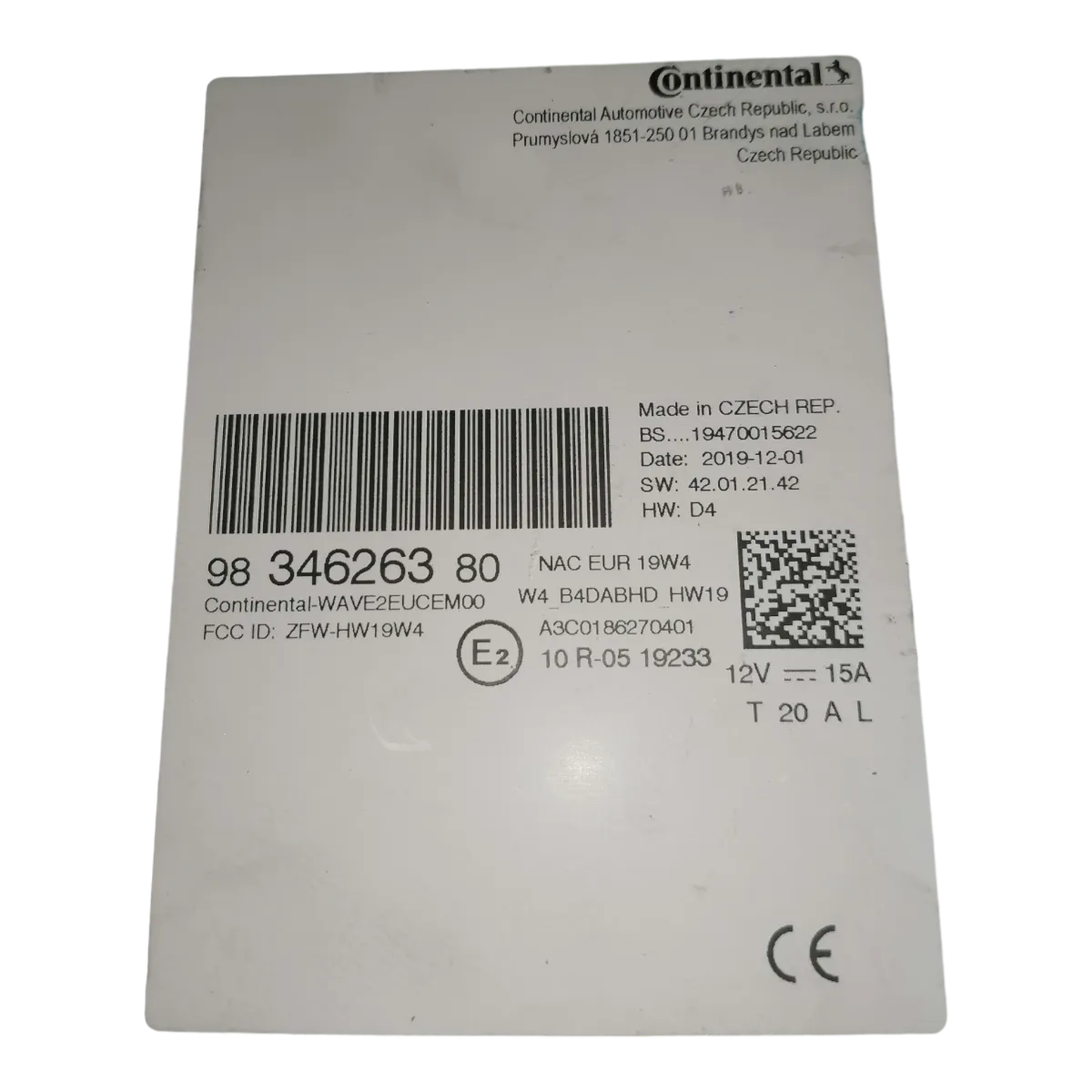 Peugeot 208 P21E   19-      navigacija/radio     9834626380   A3C0186270401
