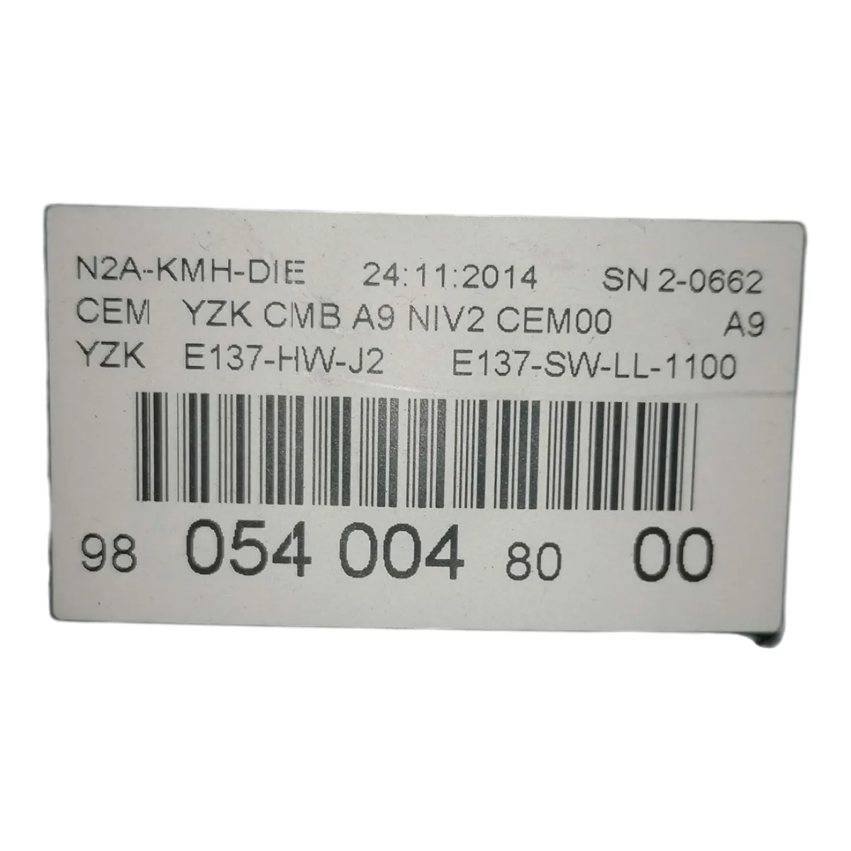 Peugeot 208  12-19   kilometar sat/brzinomjer    9805400480