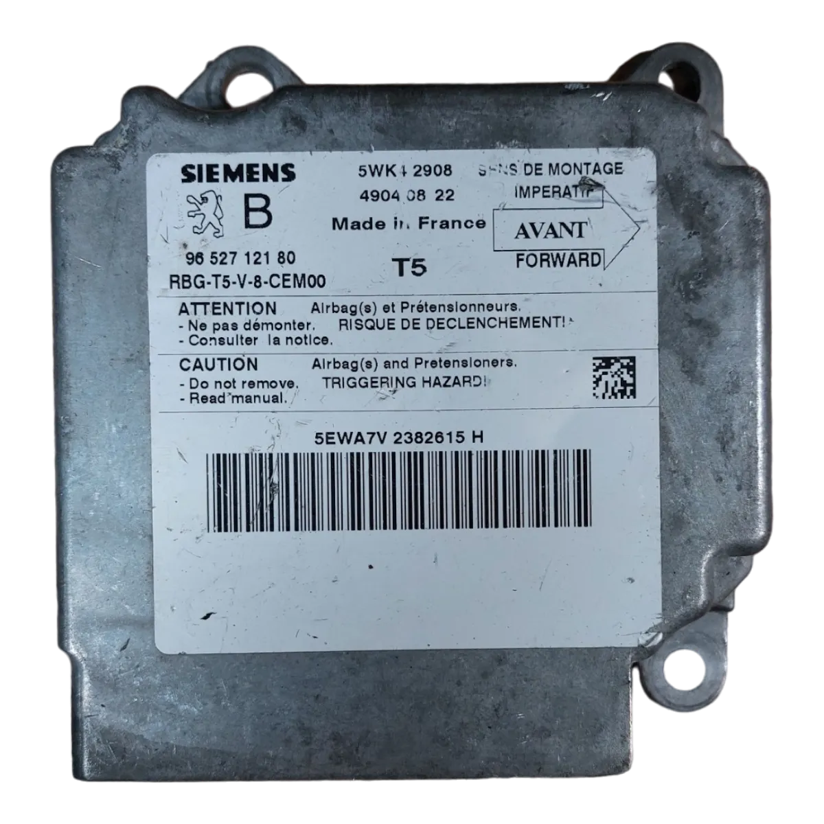 Peugeot 307 00-09 centrala airbaga 9652712180