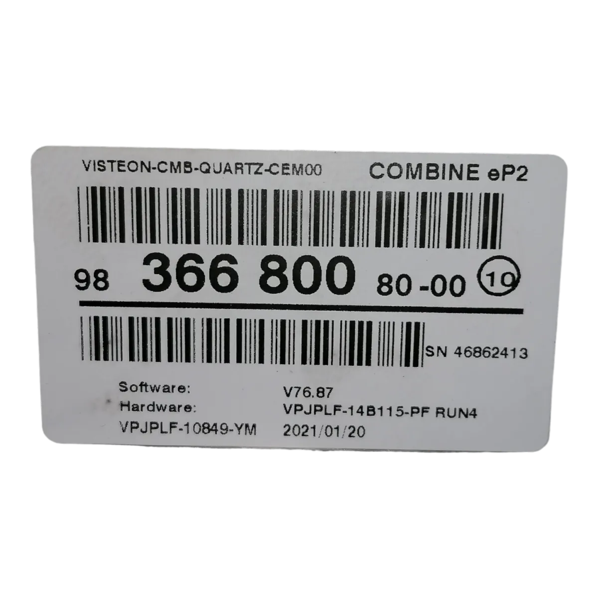 Peugeot 208 P21E   19-      kilometar sat/brzinomjer    9836680080