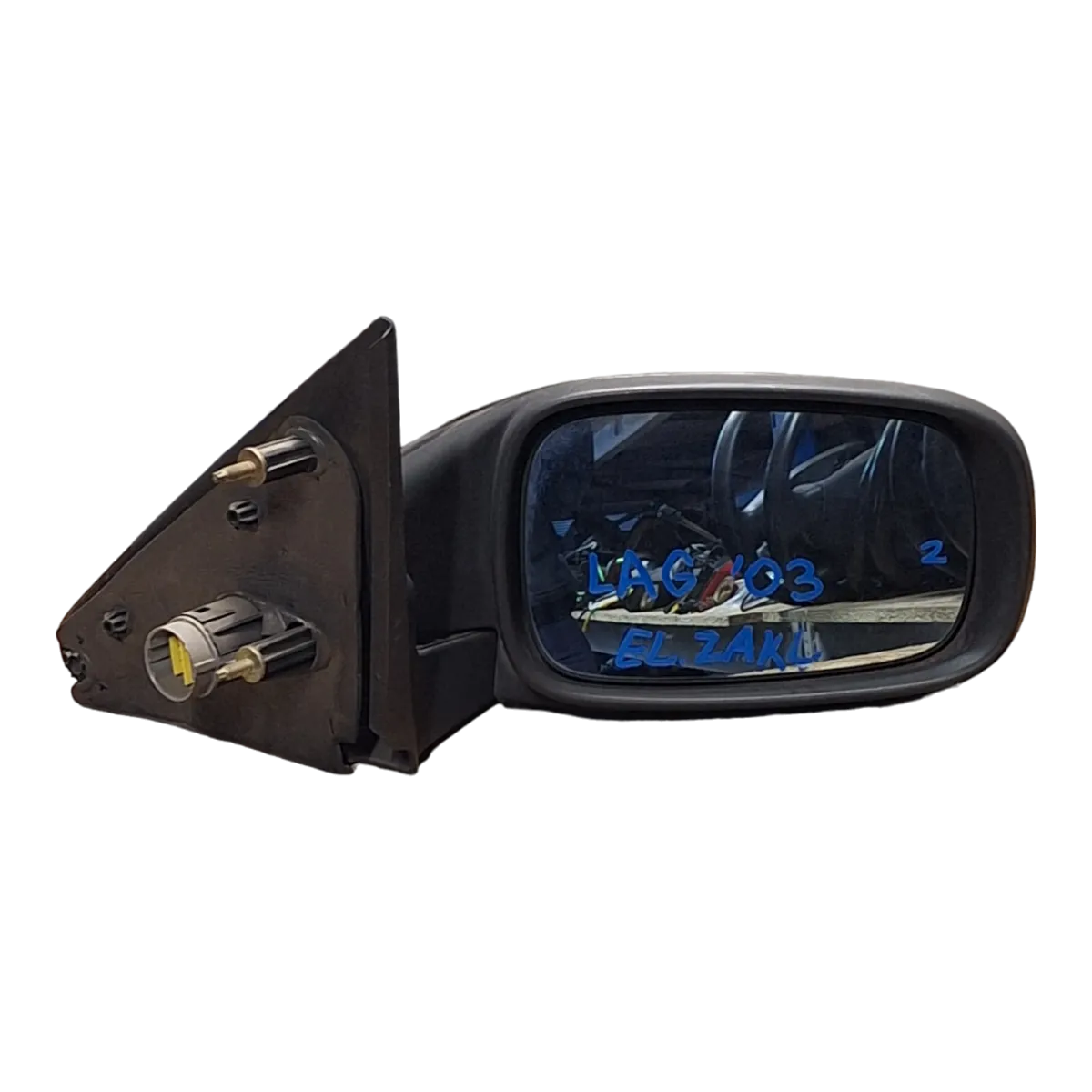 Renault Laguna II  00-07   retrovizor/ogledalo desni   9-pinova   7701049061