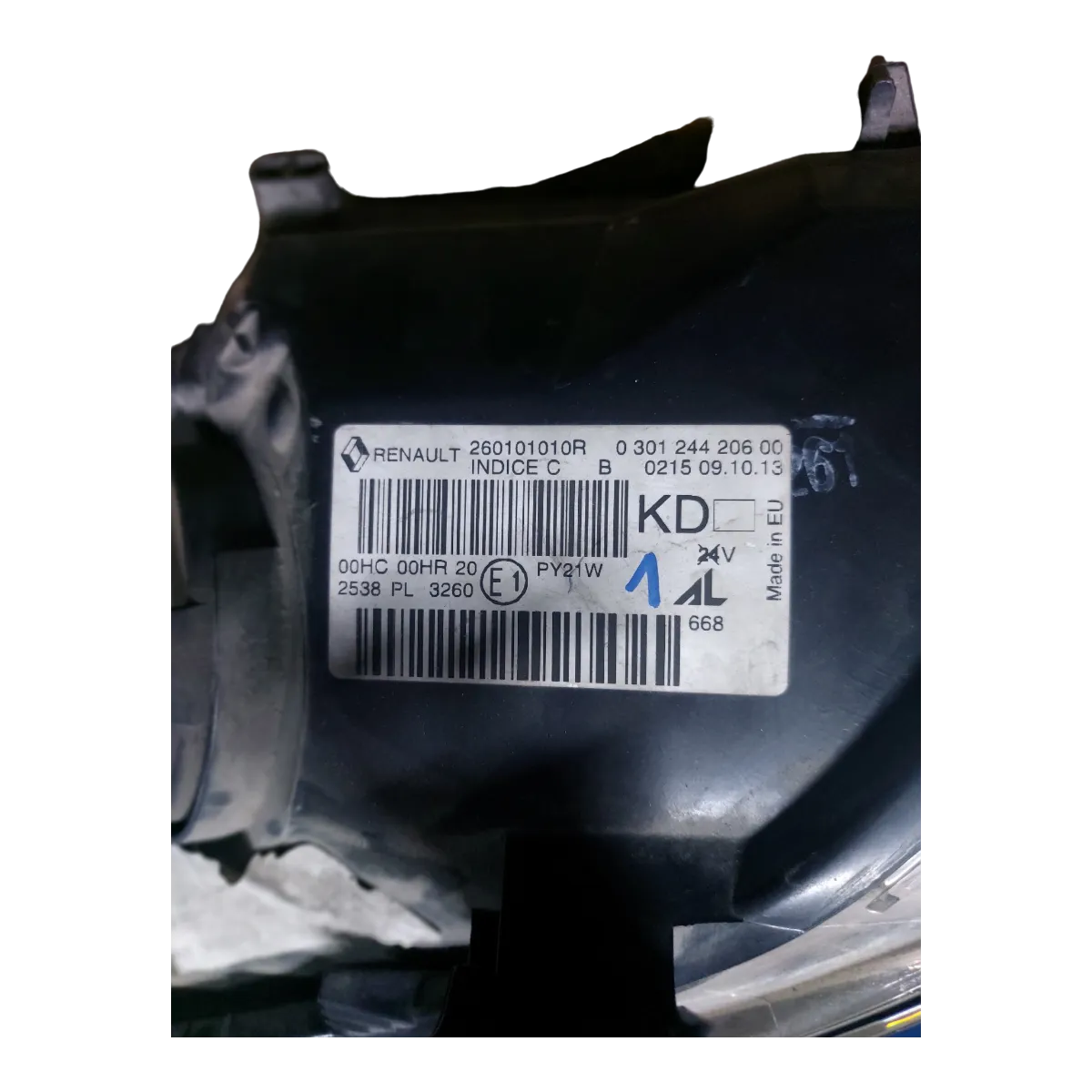 Renault Megane III  08-16    far prednji desni  260101010R   030124420600