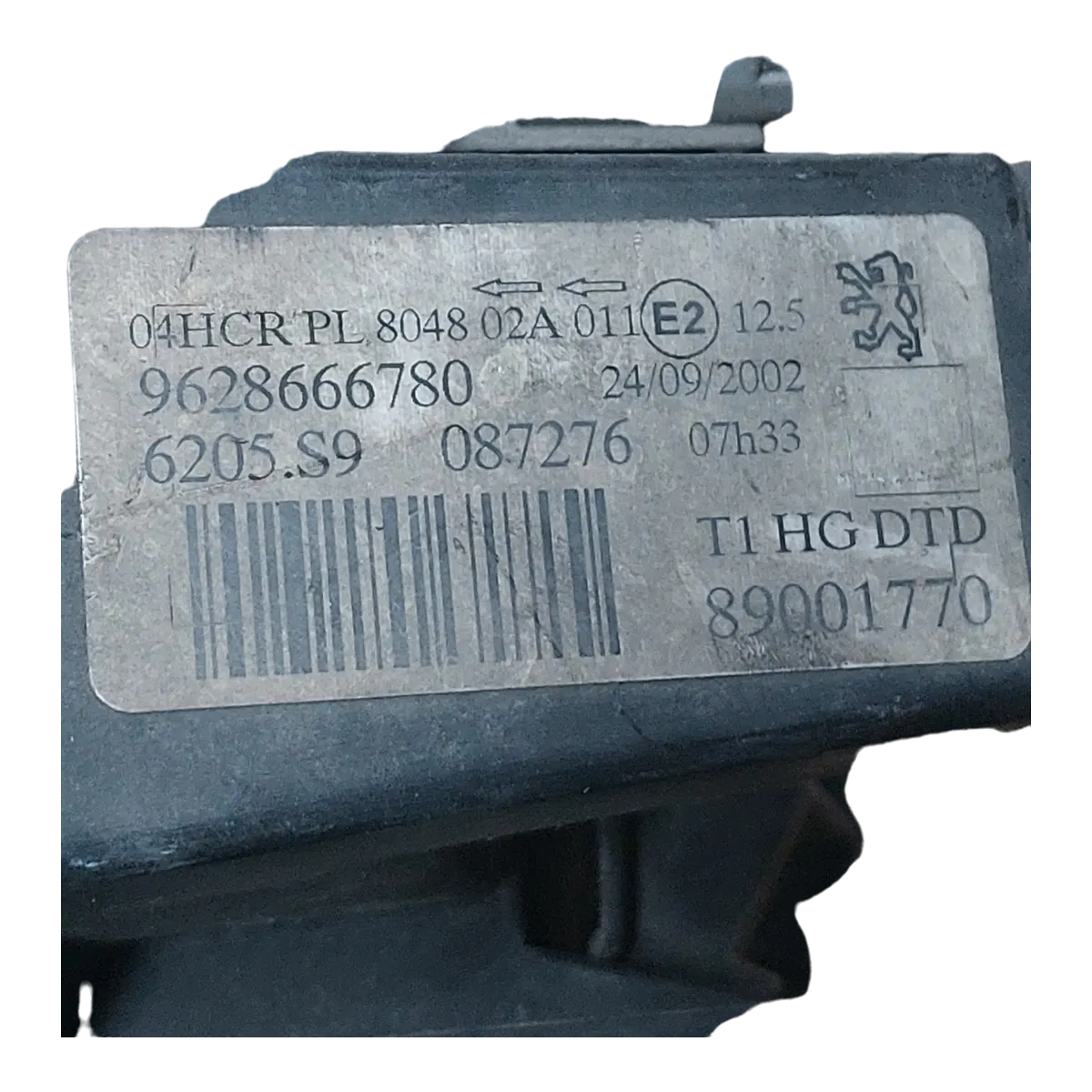 Peugeot 206  facelift  03-09  far prednji desni  9628666780   6205S9