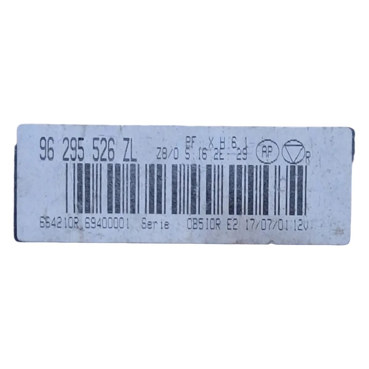 Peugeot 607   99-10   komanda ventilacije    96295526ZL