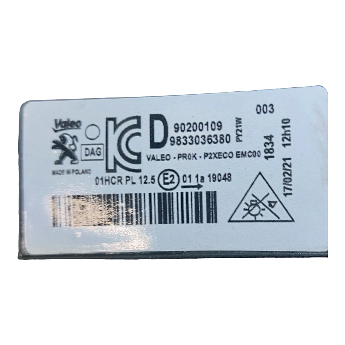 Peugeot 208 P21E 19- 24  far prednji lijevi 9833036380