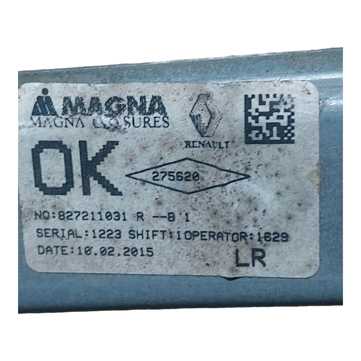 Dacia Sandero II   12-      podizač stakla zadnji lijevi   827211031R