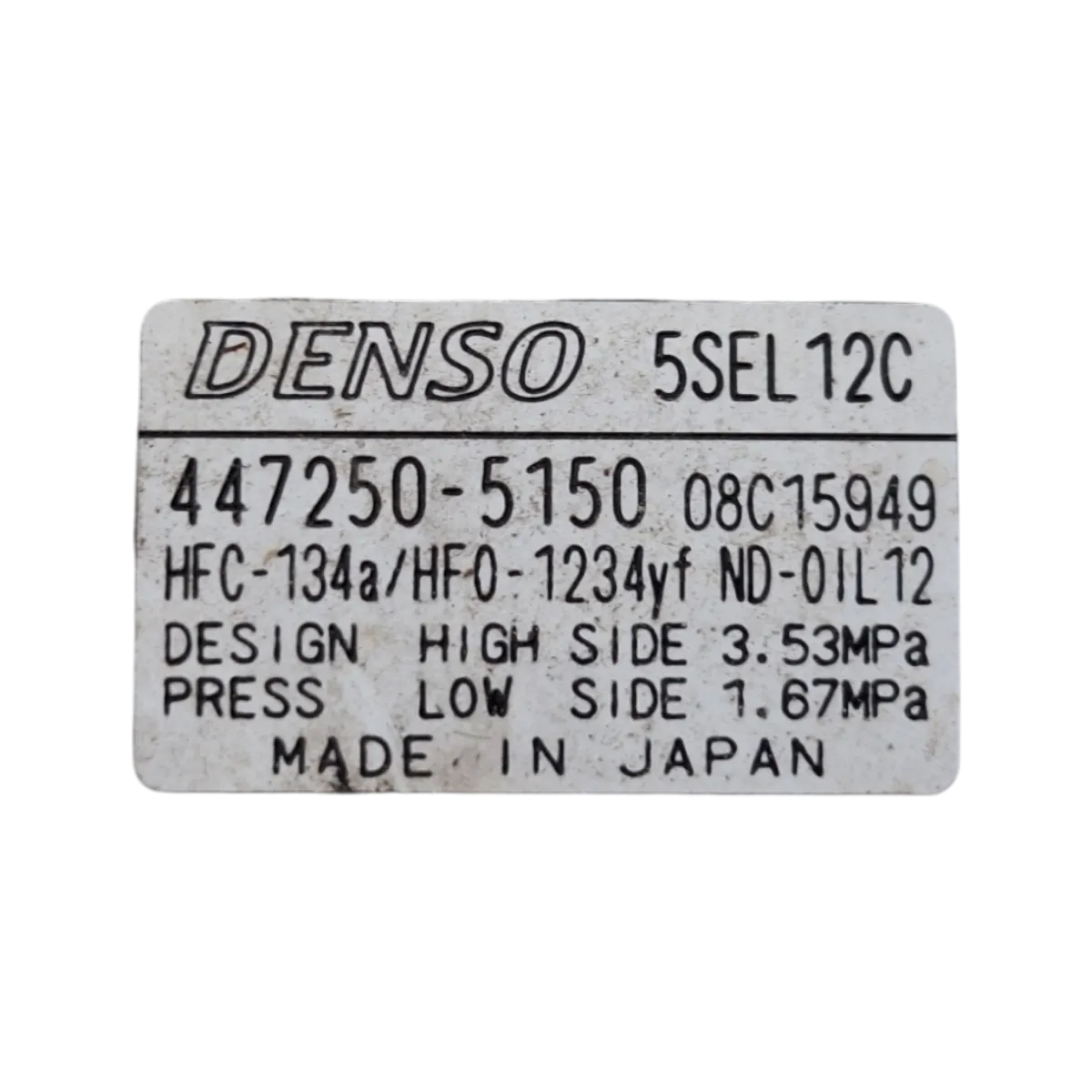 Peugeot 208 P21E  1.2 THP  19-      kompresor klime   9828684880   9828685080   447250-5150