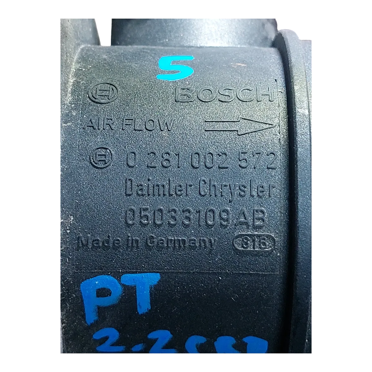 Chrysler PT Cruiser   2.2 CRD 00-10  mjerač protoka zraka  0281002572  05033109AB