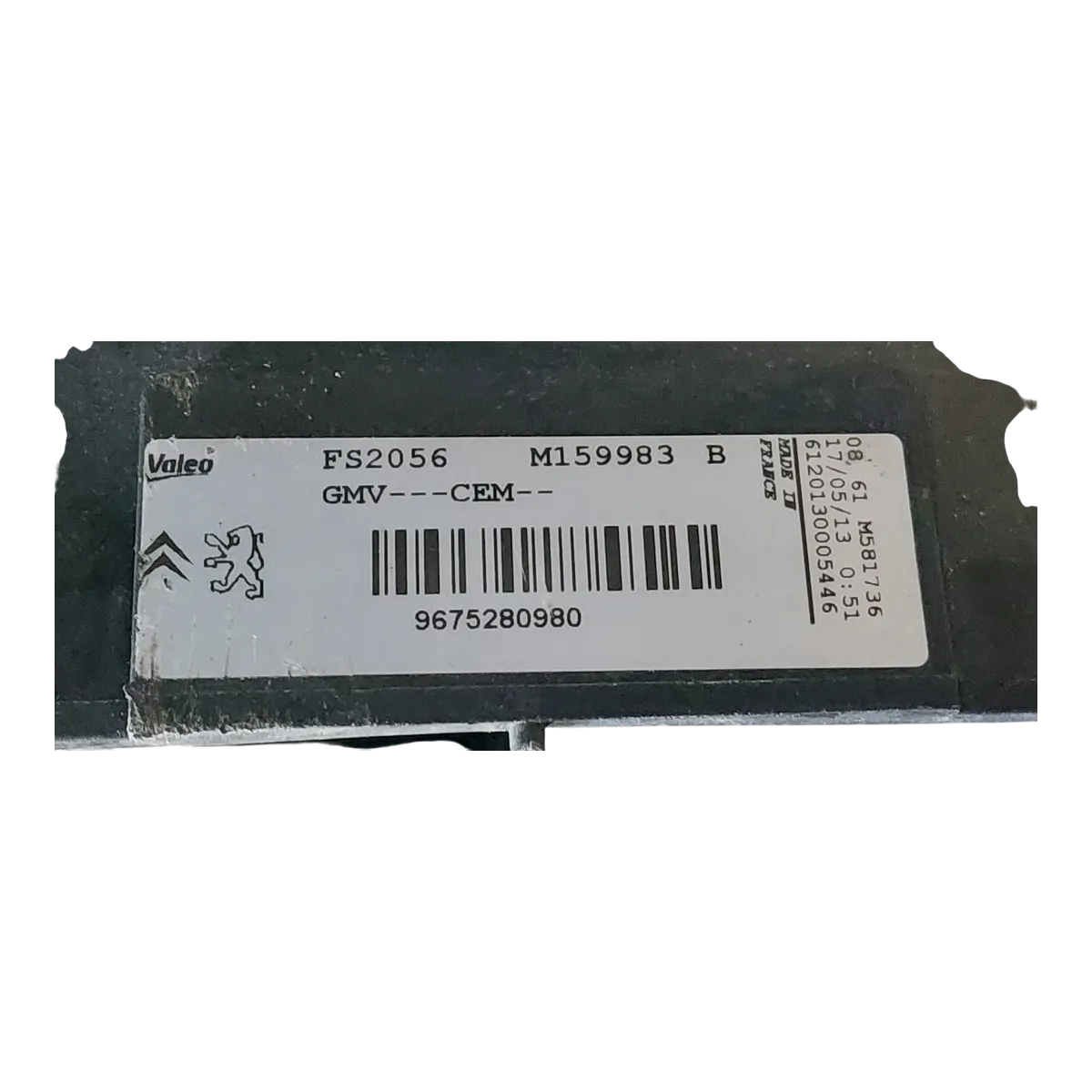 Citroen  C3 A51 1.4 HDI  09-16    ventilator hladnjaka motora  9675280980  9675280980 9812028580  9829774580