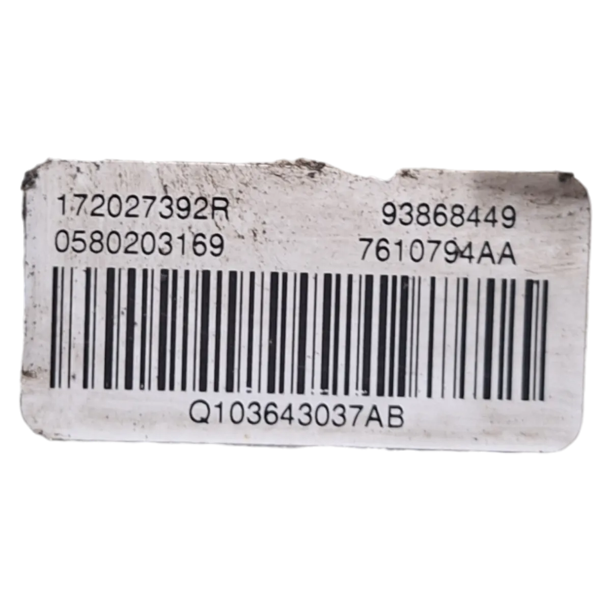 Renault  Trafic  III  1.6 DCI  BITURBO  14-     plovak-pumpa    172027392R  0580203169  93868449  7610794AA