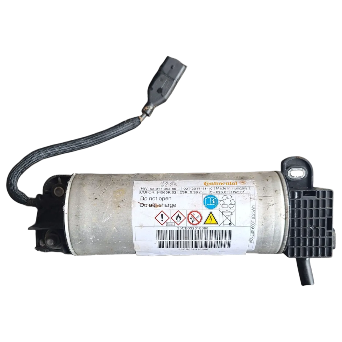 Citroen C4 Cactus  1.6 HDI  EURO VI  14-18   kapacitator  START-STOP  9801739380   94563K02