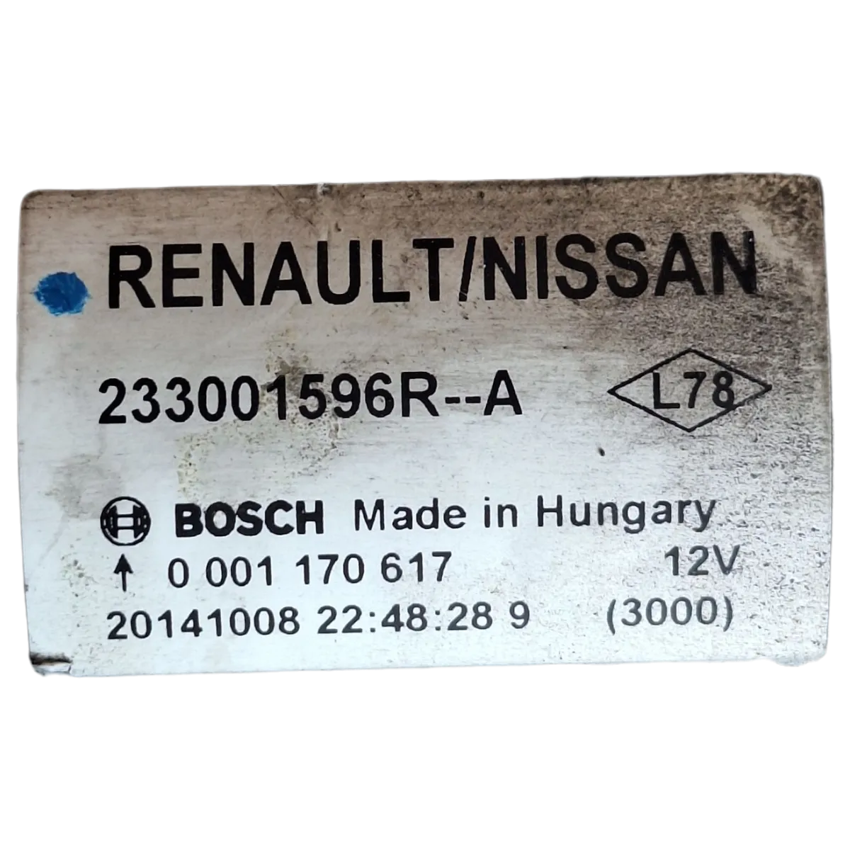 Nissan X-Trail  1.6 DCI  13-22   starter/alnaser    233001596R   0001170617