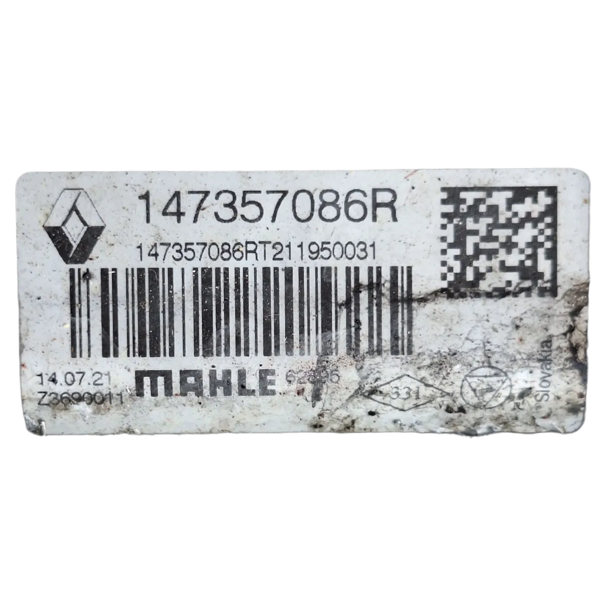 Renault  Espace V 1.6 DCI  BITURBO 15-     hladnjak EGR ventila    147357086R  Z3692008  Z3686003