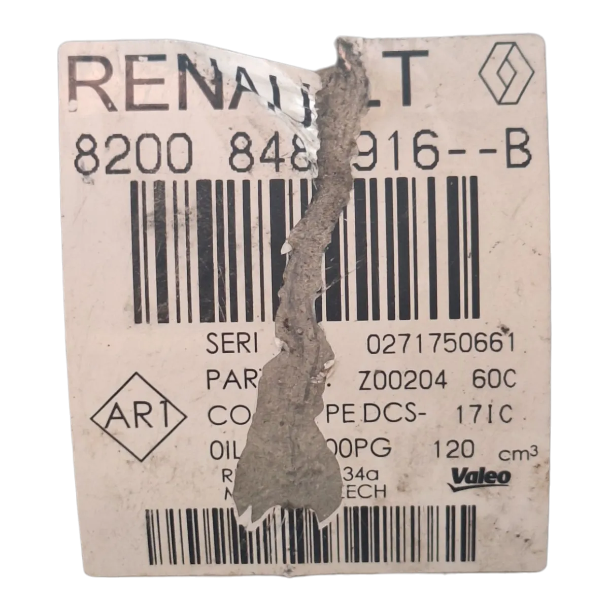 Renault  Trafic  III  2.0 DCI  14-     kompresor klime    8200848916