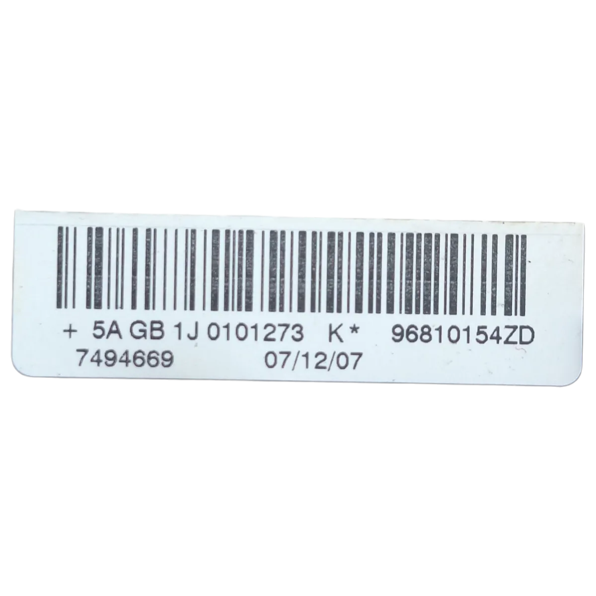 Peugeot 308  07-13   airbag/zračni jastuk volana    96810154ZD