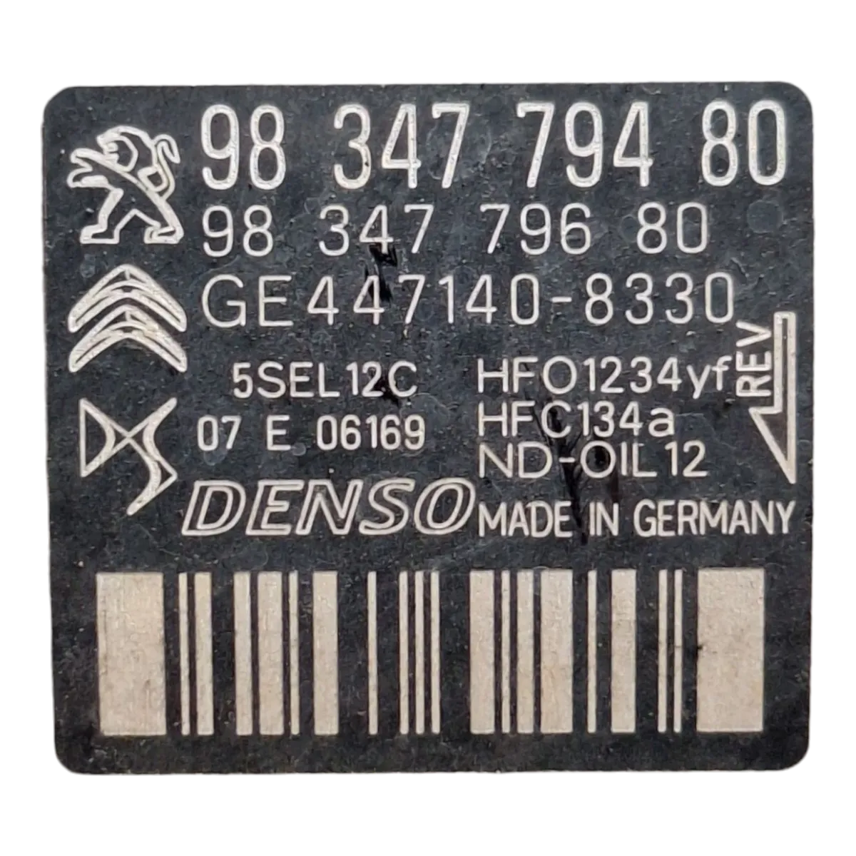 Peugeot 5008  P87  1.5 HDI  17-    kompresor klime   4472506730  9834779480  9834779680