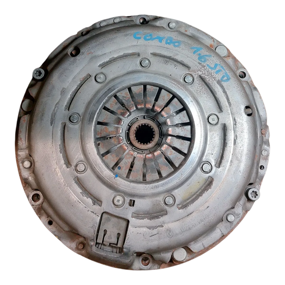 Fiat Doblo III 1.6 M-jet 10-22   zamašnjak dvomaseni / korpa , lamela  55239709  55209820