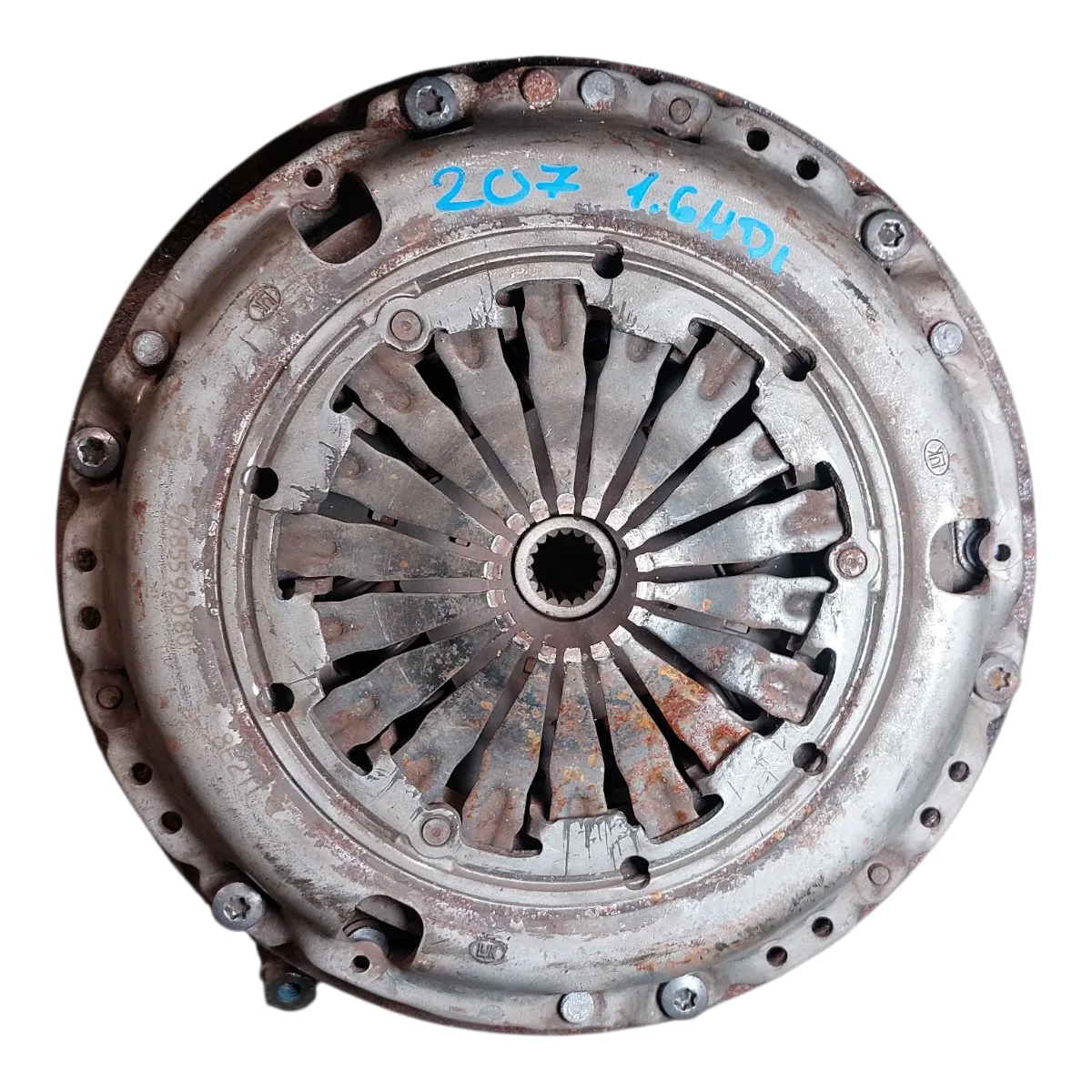 Peugeot 207 1.6 HDI  06-15   zamašnjak jednomaseni/ korpa ,lamela   403453   0532T2   9686253980