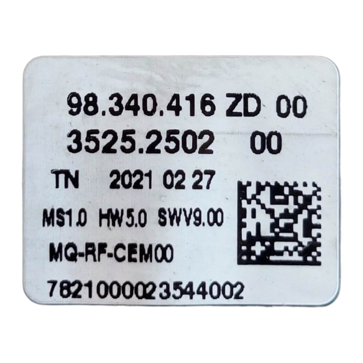 Peugeot Partner IV   18-    komanda ventilacije    98340416ZD