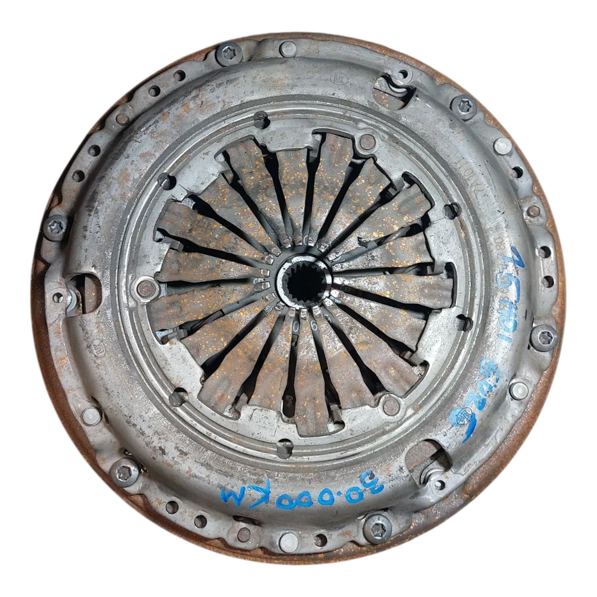 Peugeot 5008 P87  1.5 HDI  17-     zamašnjak jednomaseni/ korpa ,lamela 9801137780  C1017927 30.000km