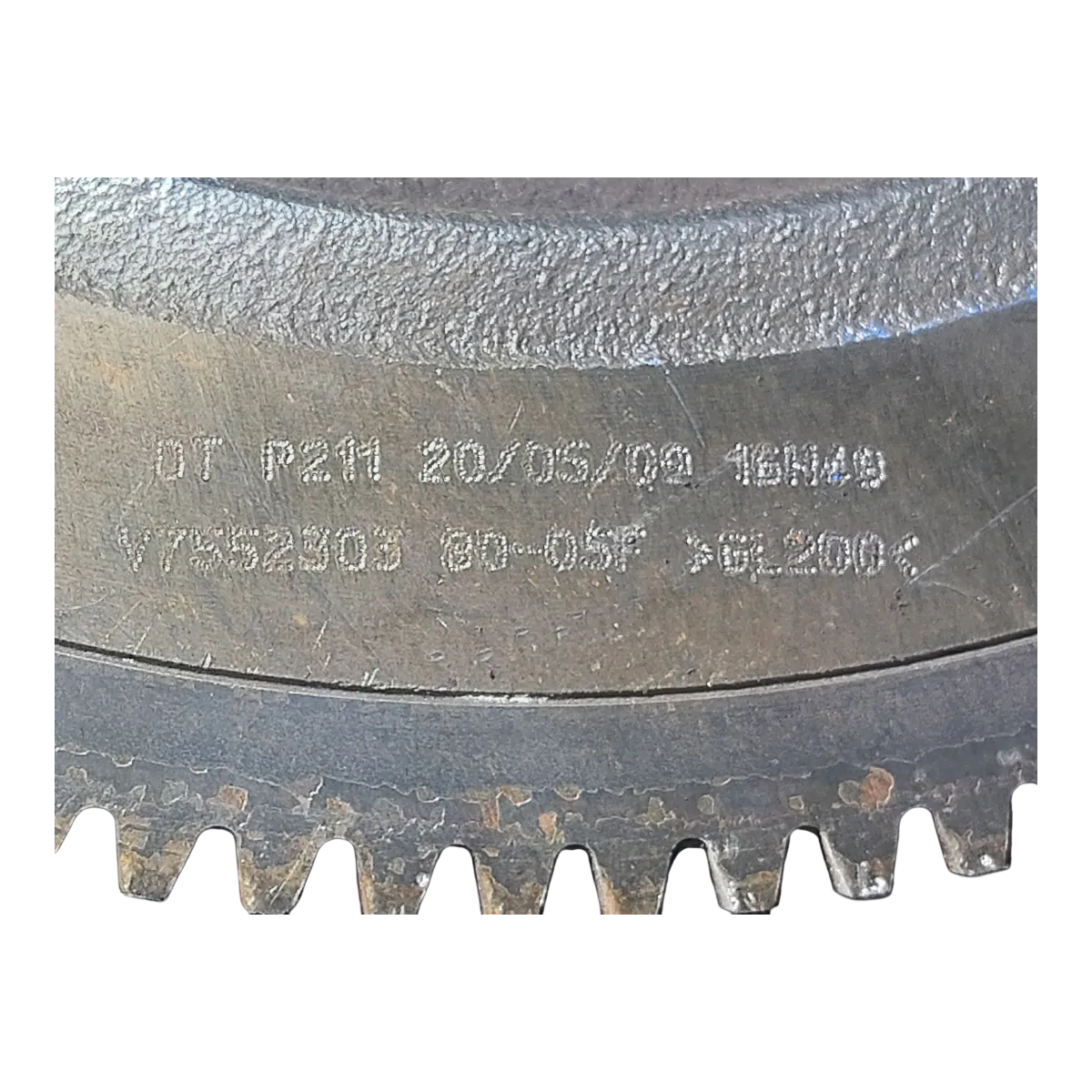 Peugeot 207 1.4 VTI 07-13   zamašnjak jednomaseni/ korpa ,lamela  V755230380  0532P8