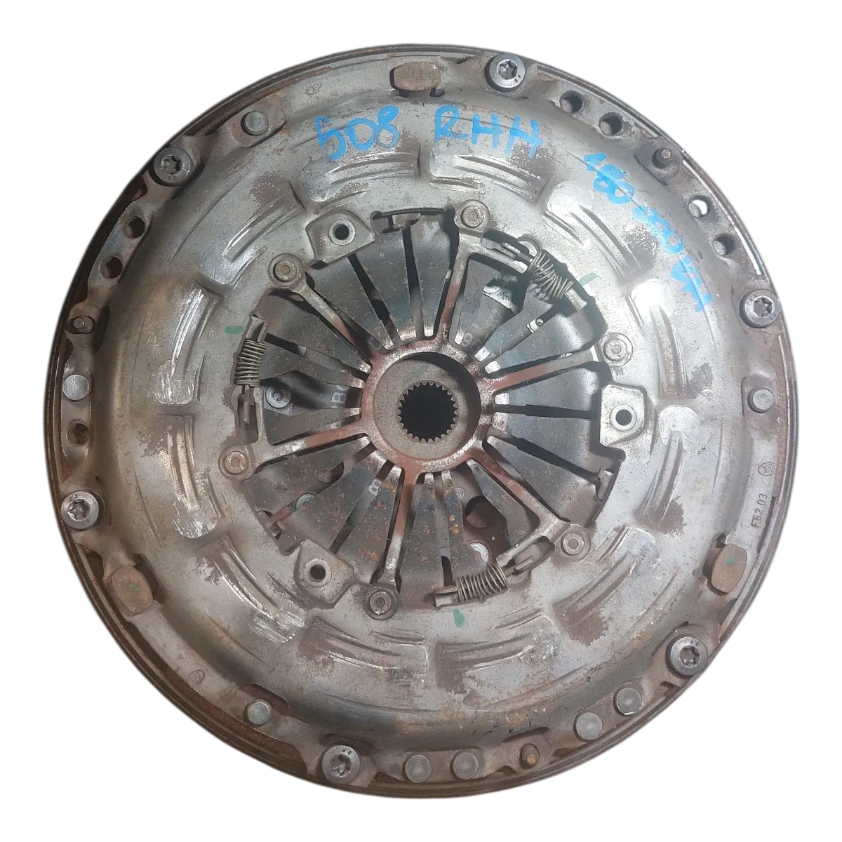 Peugeot 508 2.0 HDI 163ks 09-18 zamašnjak dvomaseni/ korpa ,lamela  9677060580 9800982980 9670688180