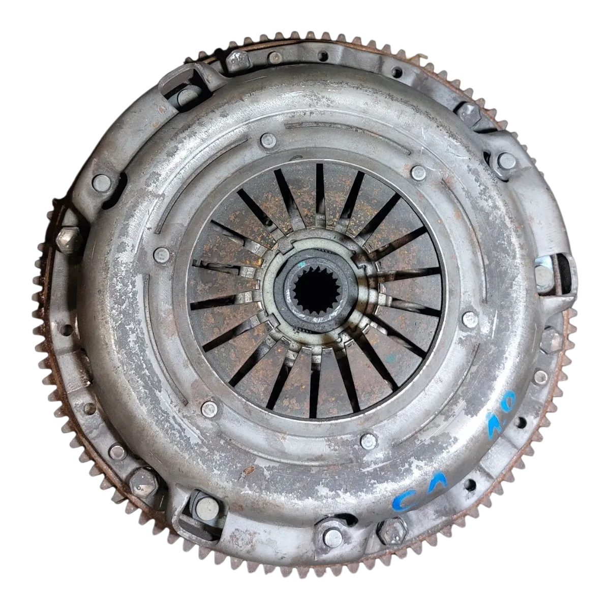 Citroen C1  1.0i 05-14   zamašnjak jednomaseni / korpa , lamela  1345100010A