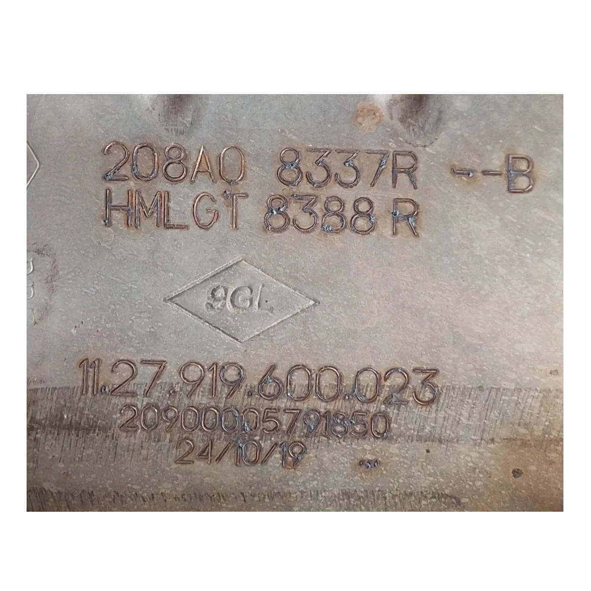 Nissan Juke  F16  1.0 TCE   19-    katalizator    208A08337R  HMLGT8388R