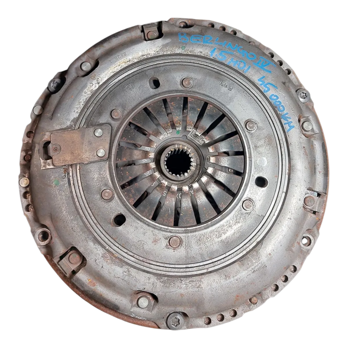 Citroen  Berlingo III 1.5 HDI  08-18   zamašnjak dvomaseni/ korpa ,lamela 9818024380 1638837180 9801995380 9812079680    45.000km