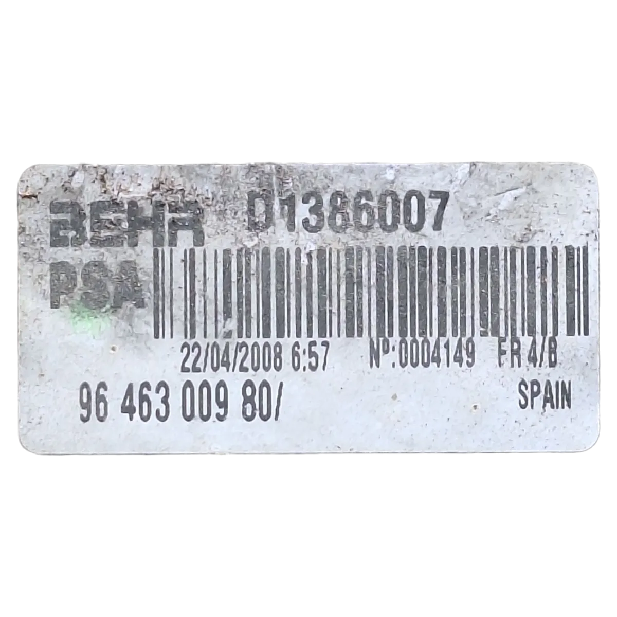 Peugeot 407 2.7  HDI  04-10    hladnjak zraka -intercooler    9646300980  D1386007