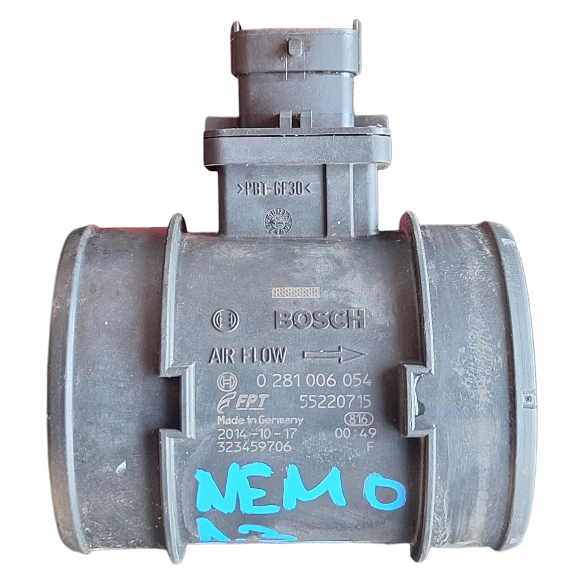 Citroen Nemo 1.3 HDI  EURO V  07-15   mjerač protoka zraka    0281006054  55220715