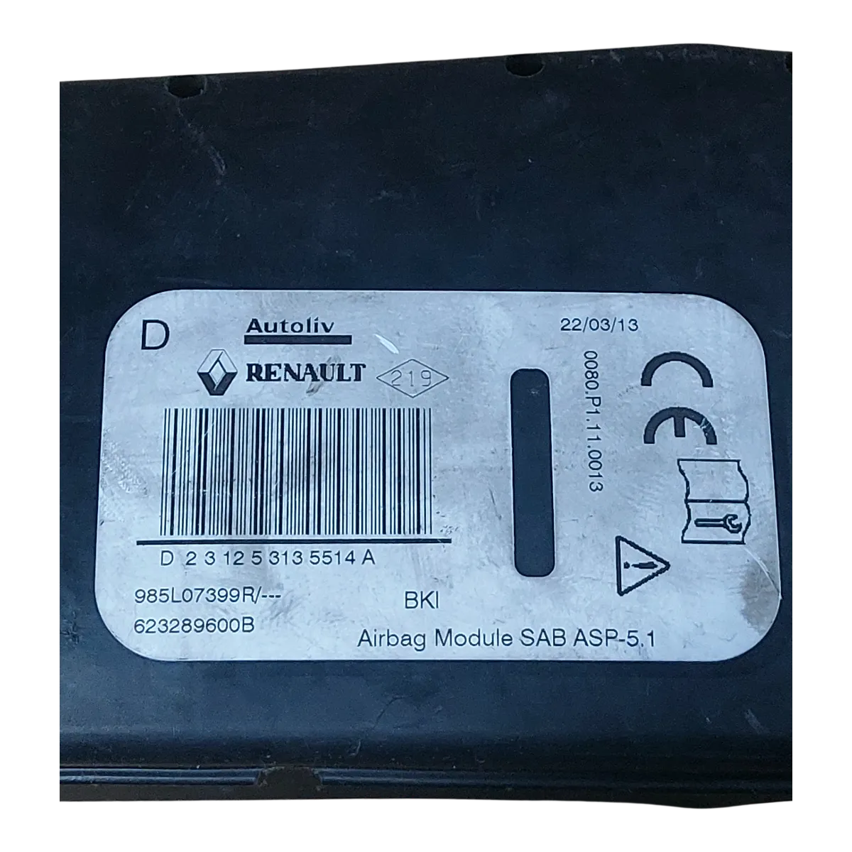 Renault Megane III  08-16   airbag/ zračni jastuk sjedala desni  985L07399R   623289600B