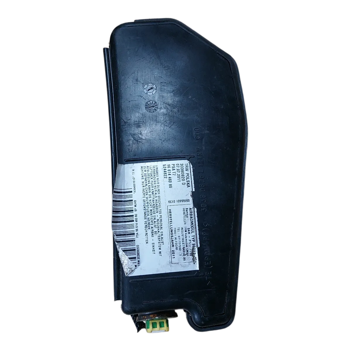 Peugeot 308   07-13   airbag/ zračni jastuk sjedala lijevi   9661448380