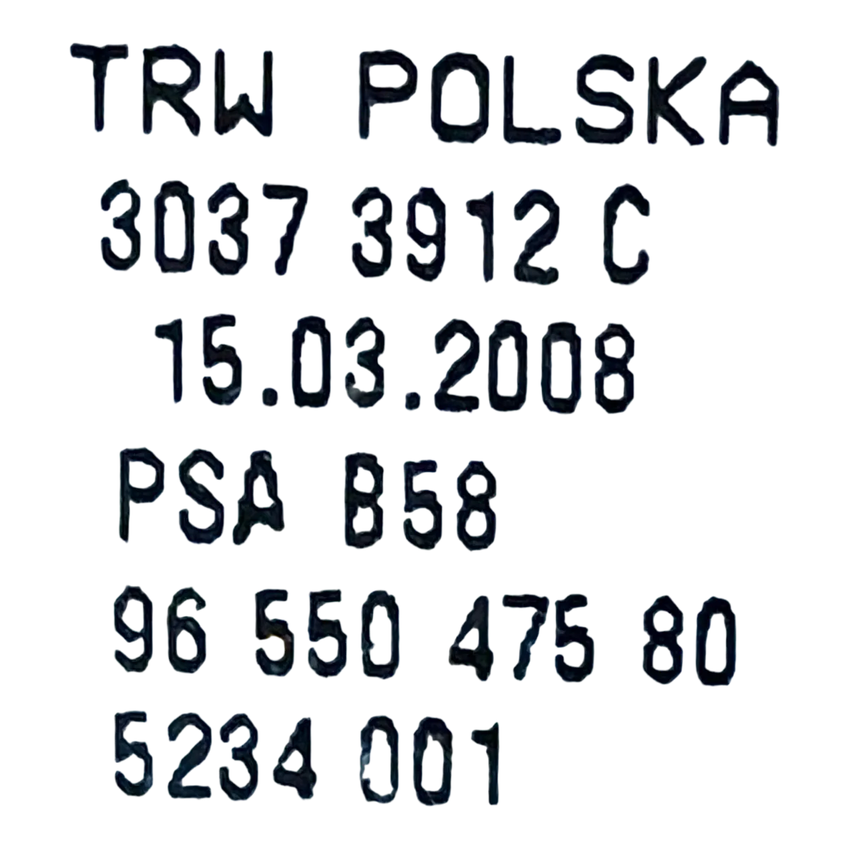 Citroen C4 Picasso 06-13 airbag/ zračni jastuk sjedala desni 9655047580