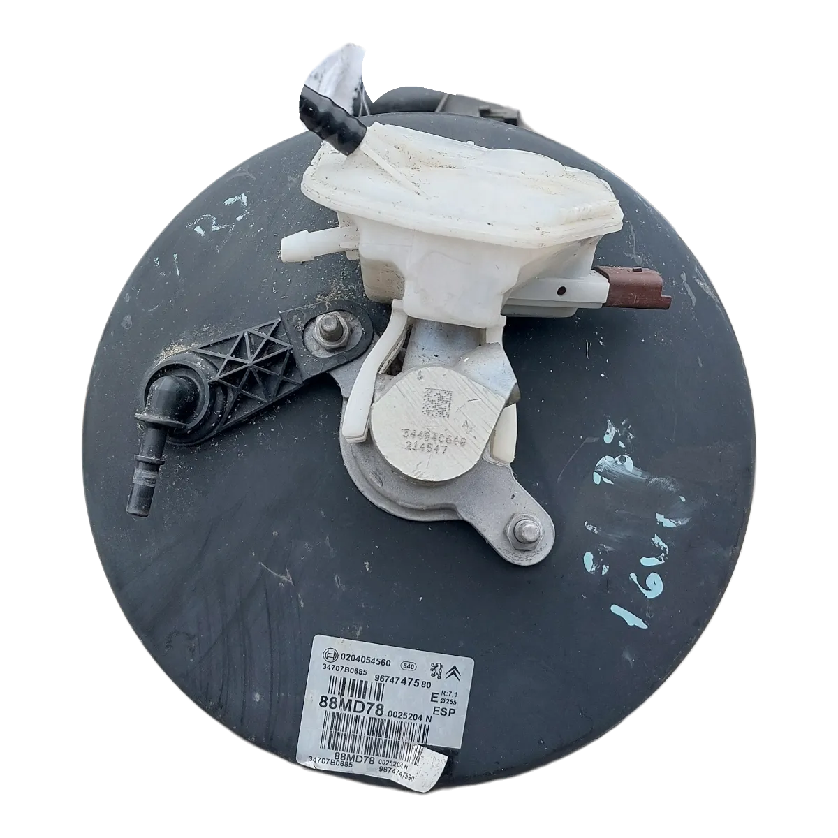 Citroen C4 B7 10-18  servo bubanj/pojačivač sile kočenja  0204054560  9674747580  88MD78