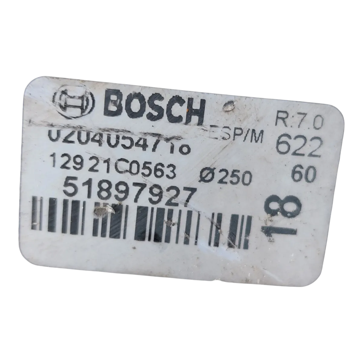 Fiat Doblo III   10-22   servo bubanj/pojačivač sile kočenja  51897927 0204054718