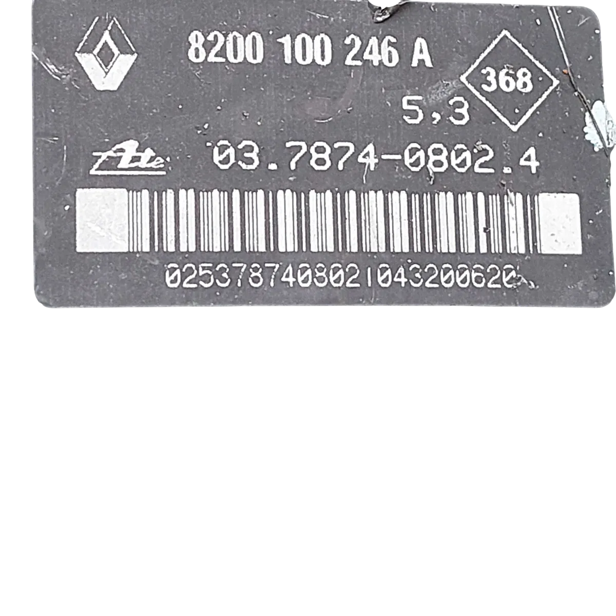 Renault Laguna II 00-07   servo bubanj/ pojačivač sile kočenja   8200100246   03787408024