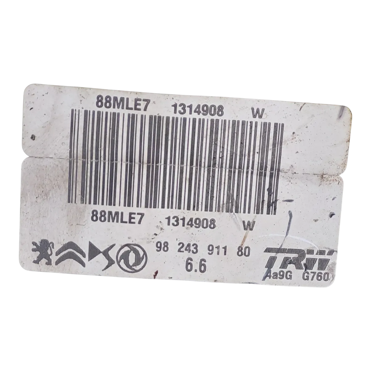 Peugeot 2008 P24    19-  servo bubanj/ pojačivač sile kočenja  9824391180  88MLE7